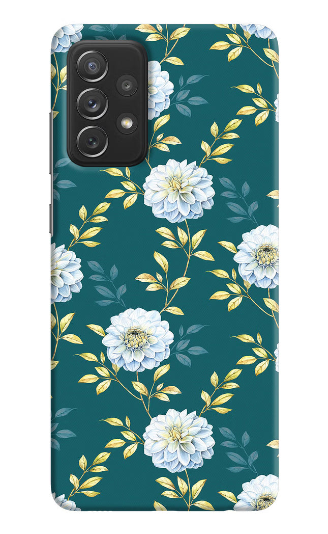 Flowers Samsung A72 Hard Case Back Cover by Casekaro