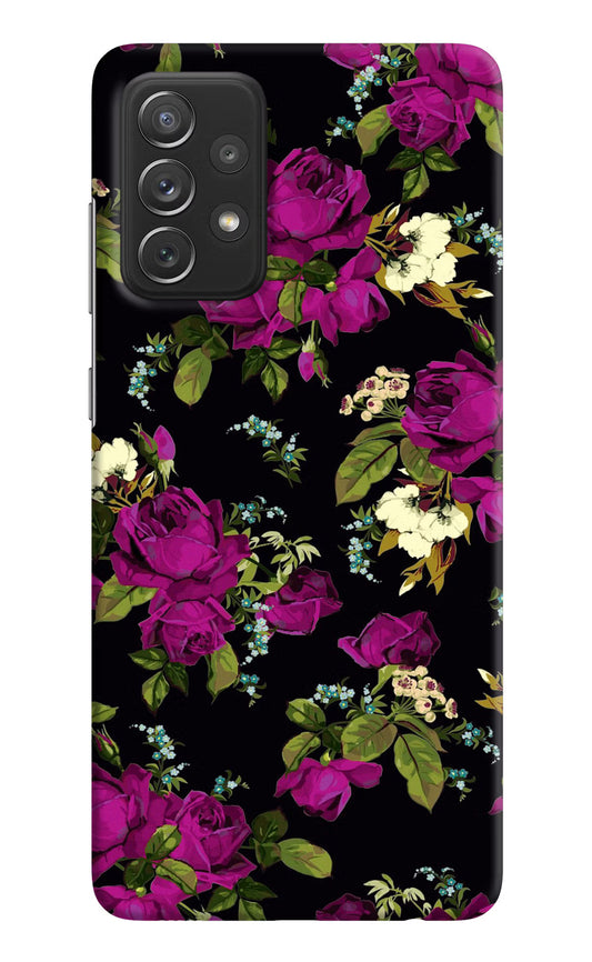 Flowers Samsung A72 Hard Case Back Cover by Casekaro