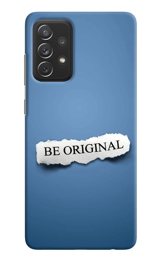 Be Original Samsung A72 Hard Case Back Cover by Casekaro