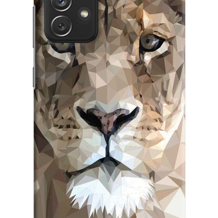 Lion Art Samsung A72 Hard Case Back Cover by Casekaro