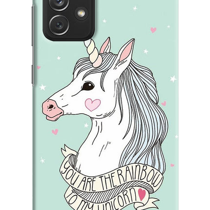 Unicorn Wallpaper Samsung A72 Hard Case Back Cover by Casekaro