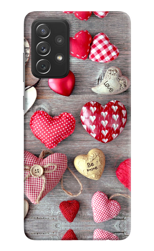 Love Wallpaper Samsung A72 Hard Case Back Cover by Casekaro