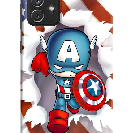 Captain America Samsung A72 Hard Case Back Cover by Casekaro