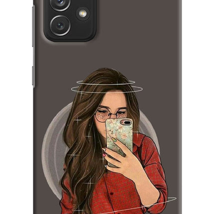 Selfie Queen Samsung A72 Hard Case Back Cover by Casekaro
