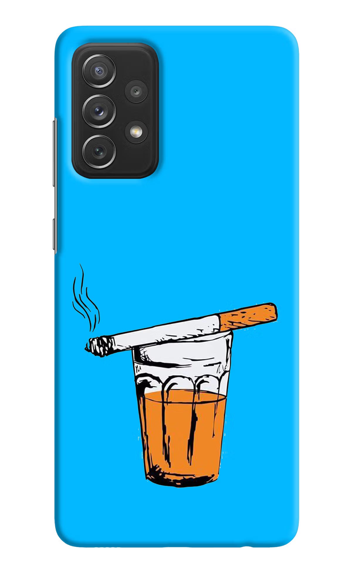 Chai Sutta Samsung A72 Hard Case Back Cover by Casekaro