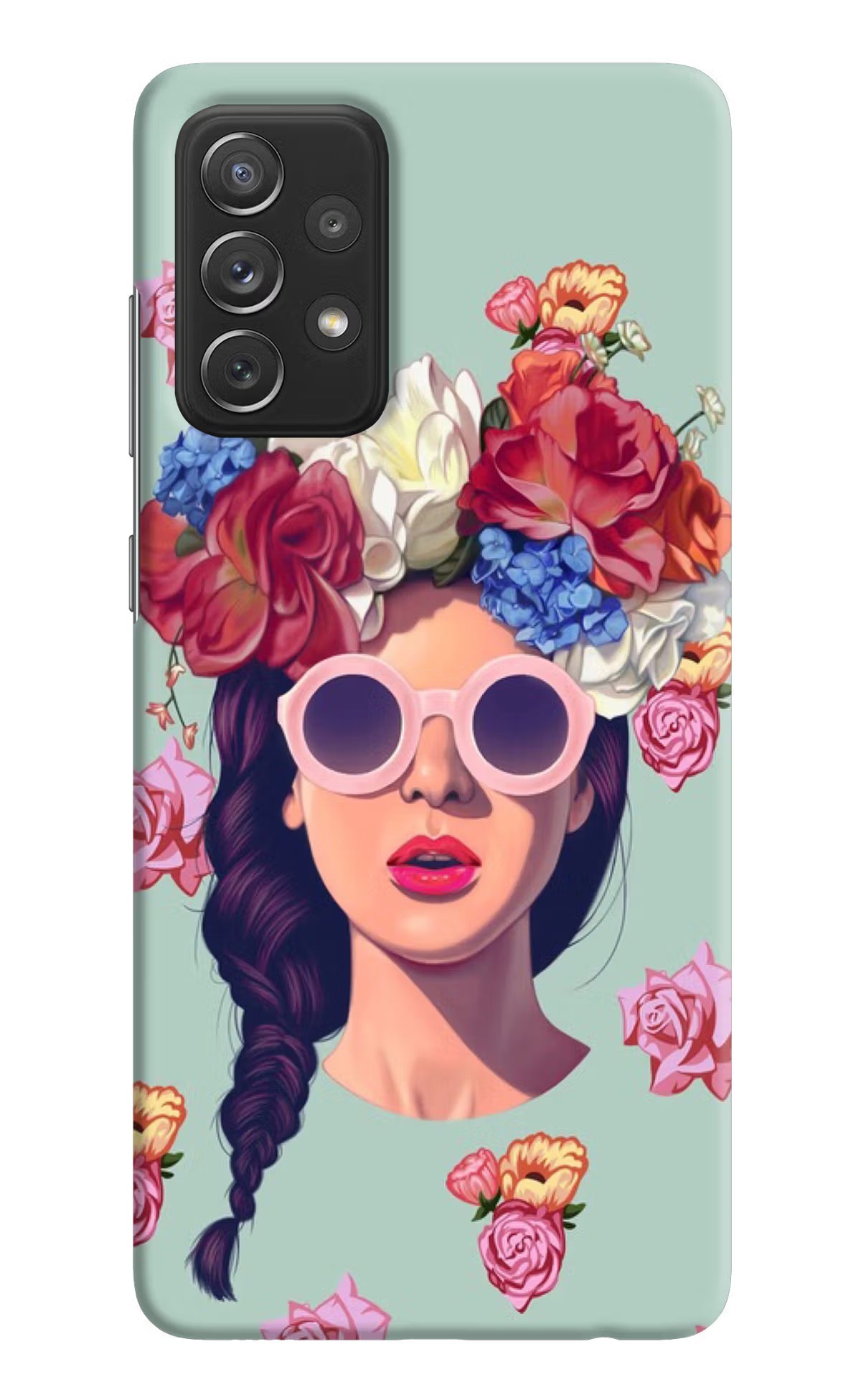 Pretty Girl Samsung A72 Hard Case Back Cover by Casekaro
