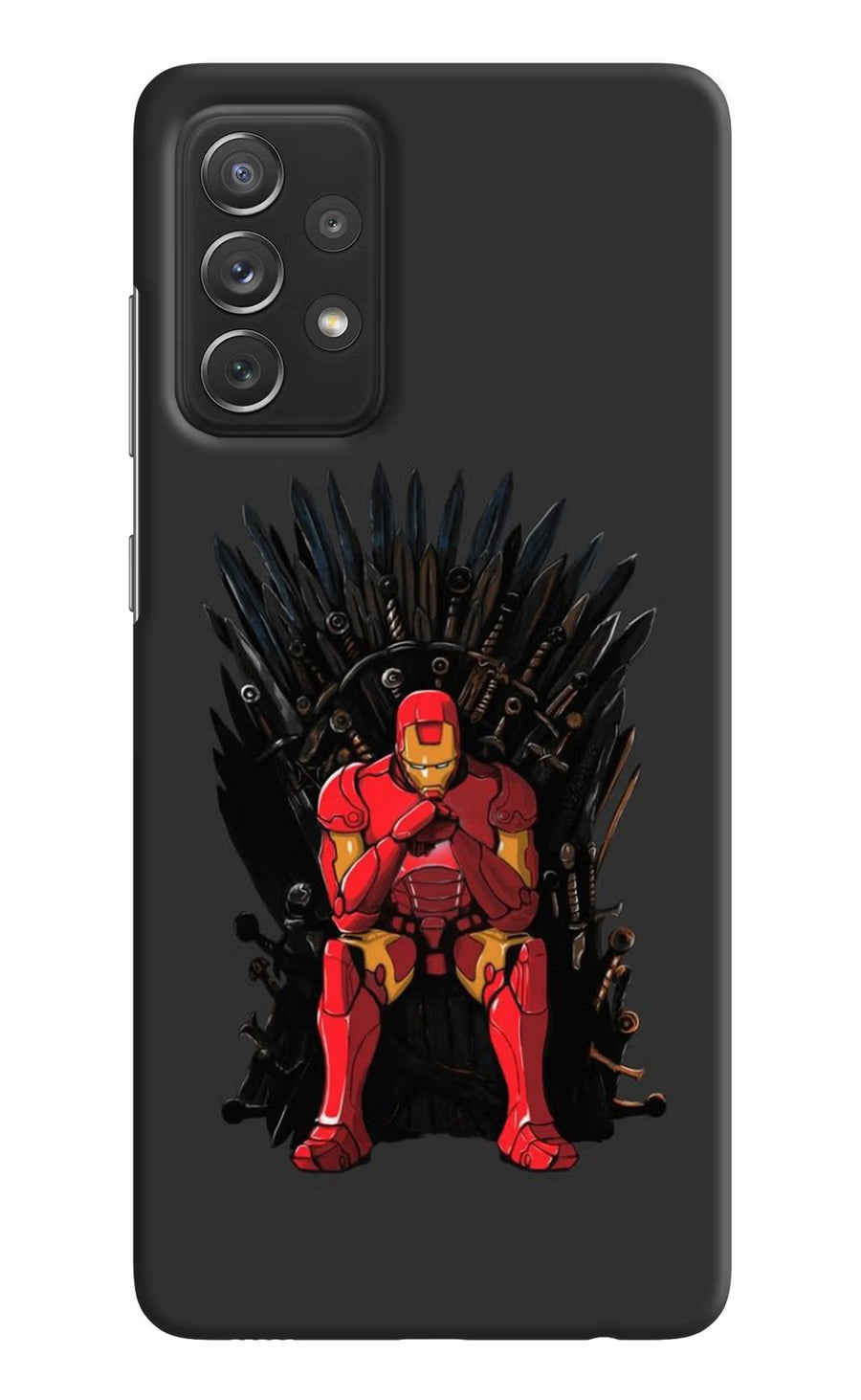 Ironman Throne Samsung A72 Back Cover, Hard case