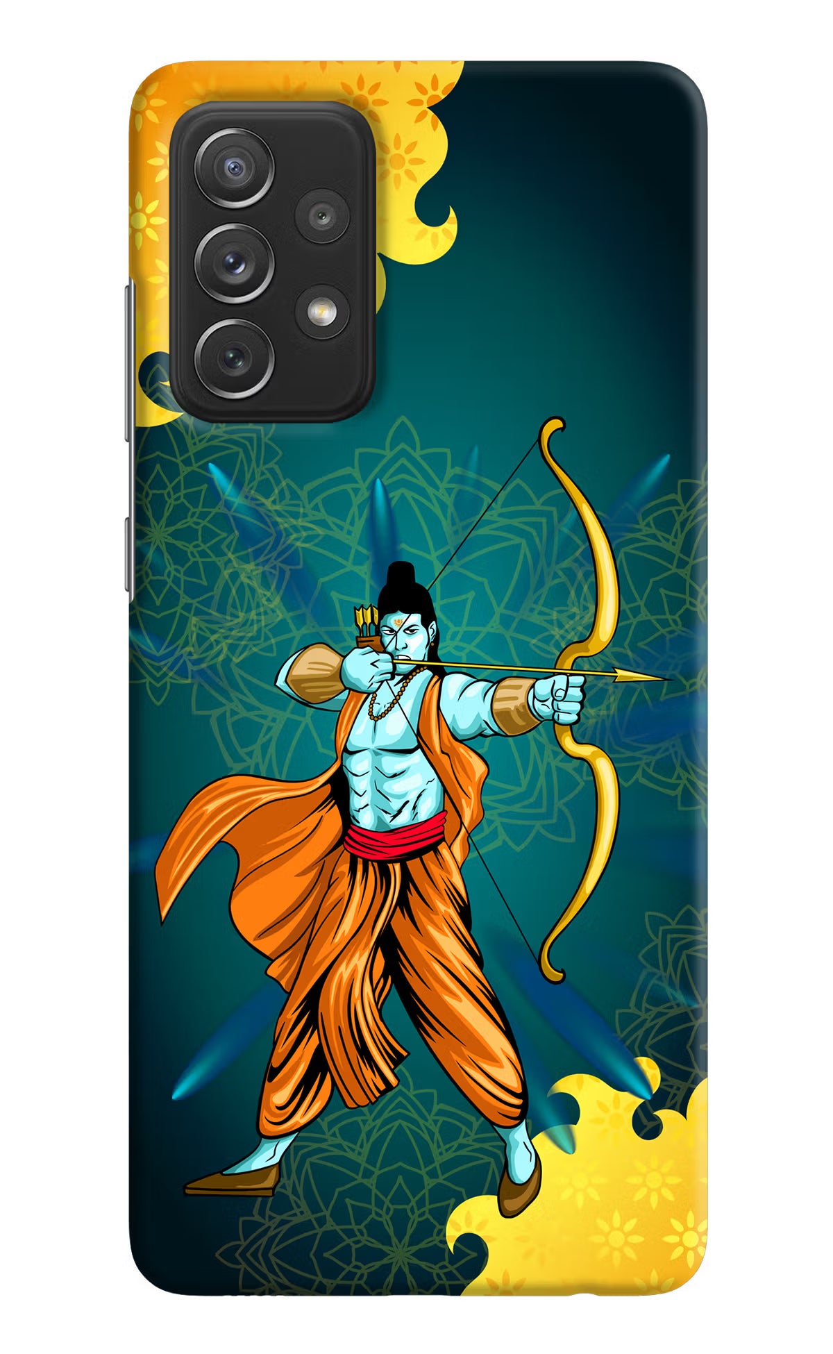 Lord Ram - 6 Samsung A72 Hard Case Back Cover by Casekaro