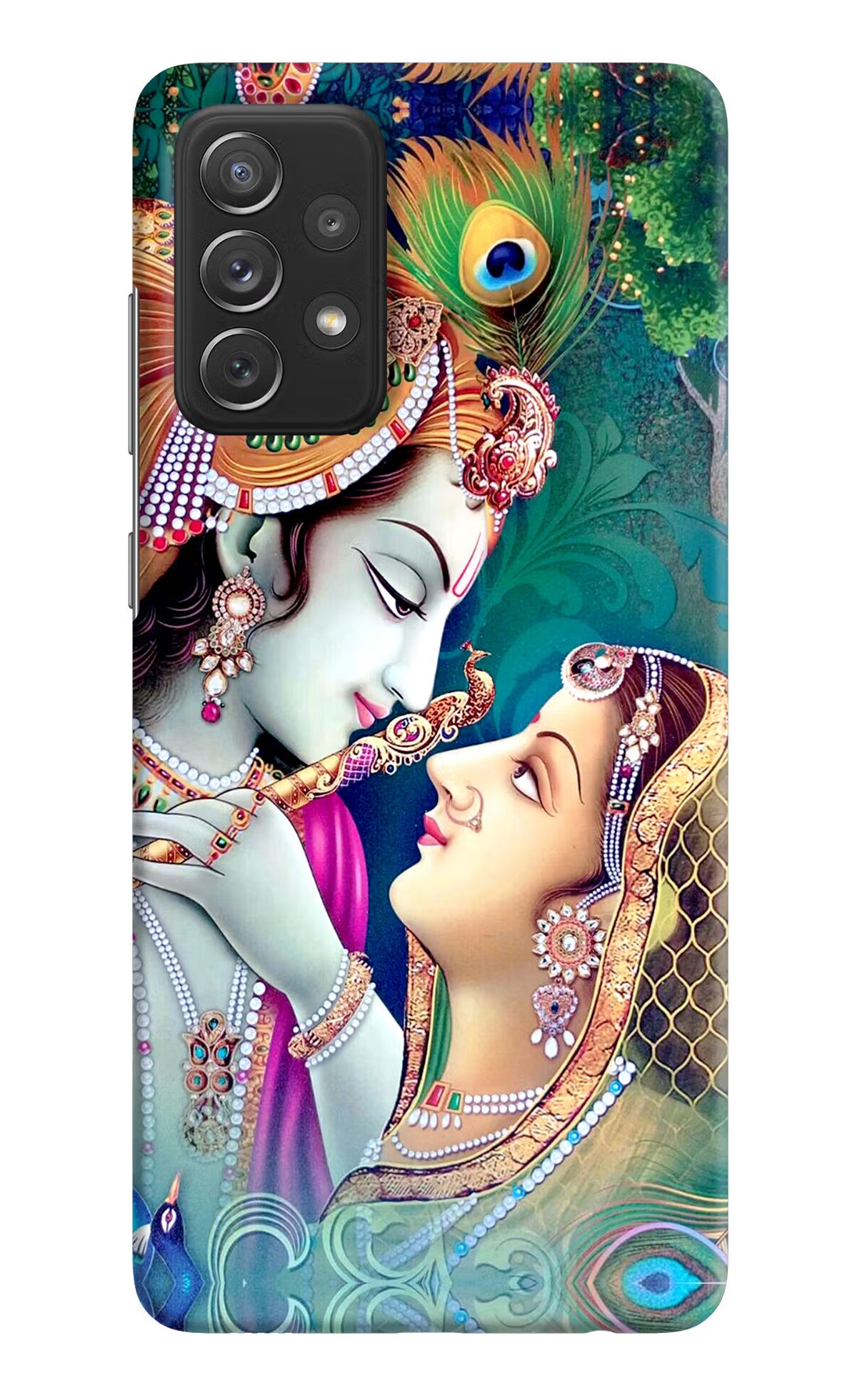 Lord Radha Krishna Samsung A72 Hard Case Back Cover by Casekaro
