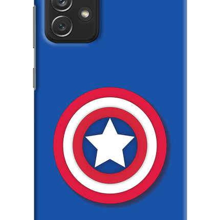 Shield Samsung A72 Hard Case Back Cover by Casekaro