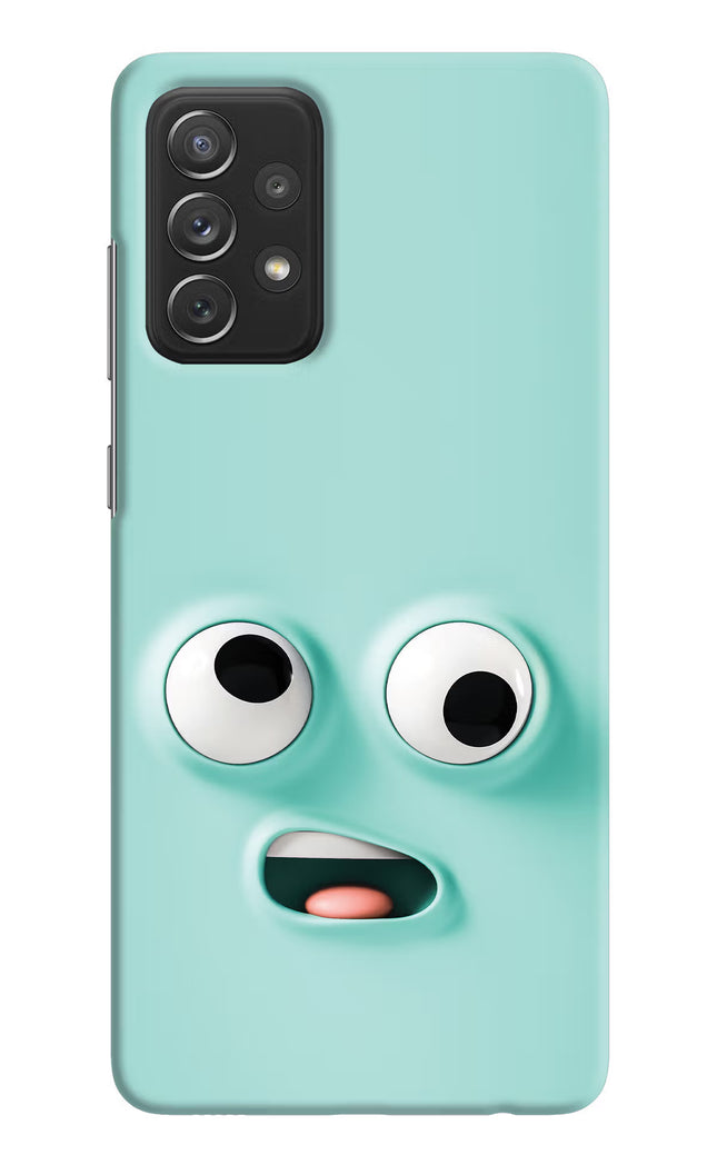 Funny Cartoon Samsung A72 Hard Case Back Cover by Casekaro