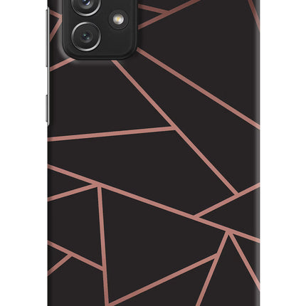 Geometric Pattern Samsung A72 Hard Case Back Cover by Casekaro