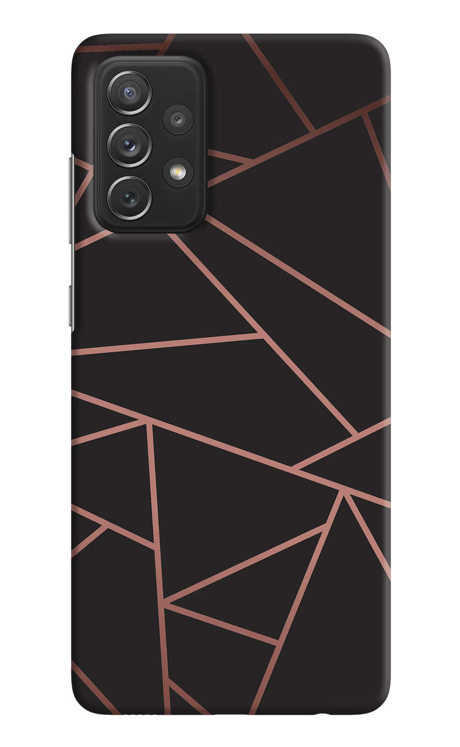 Geometric Pattern Samsung A72 Back Cover, Hard case