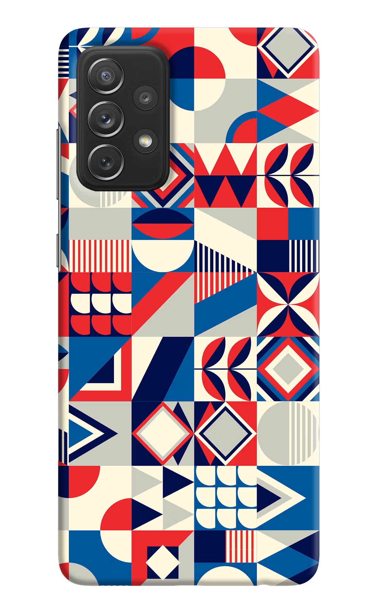 Colorful Pattern Samsung A72 Hard Case Back Cover by Casekaro