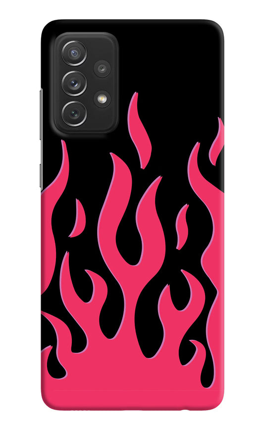 Fire Flames Samsung A72 Hard Case Back Cover by Casekaro