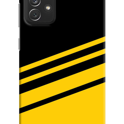 Yellow Shades Samsung A72 Hard Case Back Cover by Casekaro