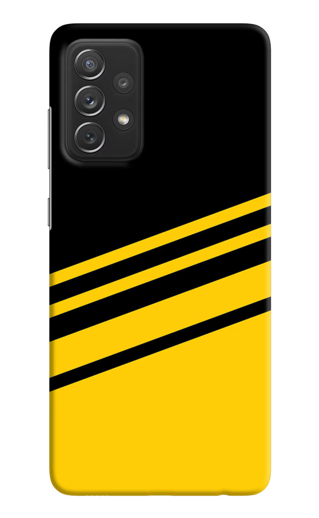 Yellow Shades Samsung A72 Hard Case Back Cover by Casekaro