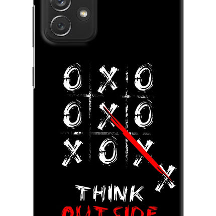 Think out of the BOX Samsung A72 Hard Case Back Cover by Casekaro