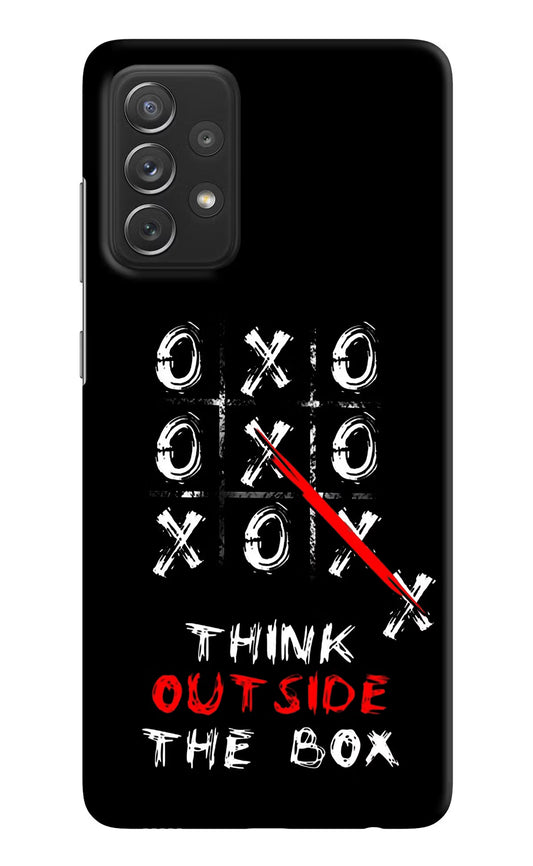 Think out of the BOX Samsung A72 Hard Case Back Cover by Casekaro