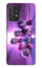 BTS Chibi Samsung A72 Hard Case Back Cover by Casekaro