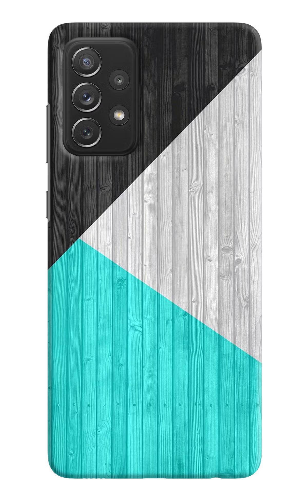 Wooden Abstract Samsung A72 Hard Case Back Cover by Casekaro
