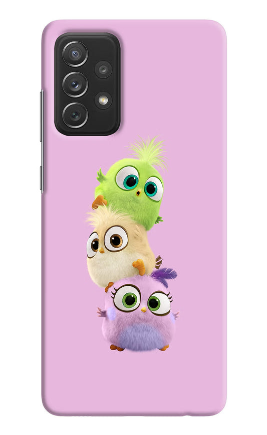 Cute Little Birds Samsung A72 Hard Case Back Cover by Casekaro