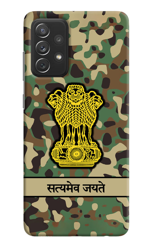 Satyamev Jayate Army Samsung A72 Hard Case Back Cover by Casekaro