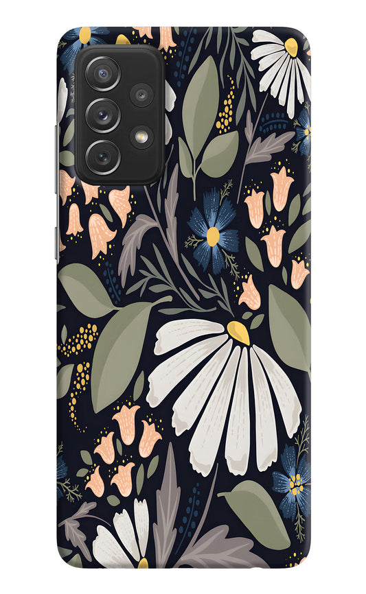 Flowers Art Samsung A72 Hard Case Back Cover by Casekaro