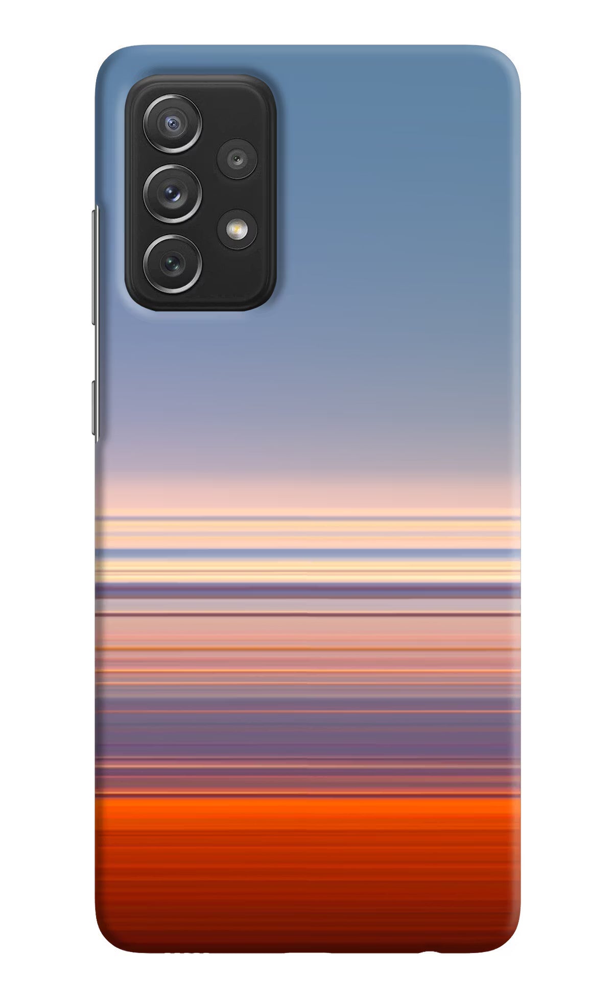 Morning Colors Samsung A72 Hard Case Back Cover by Casekaro