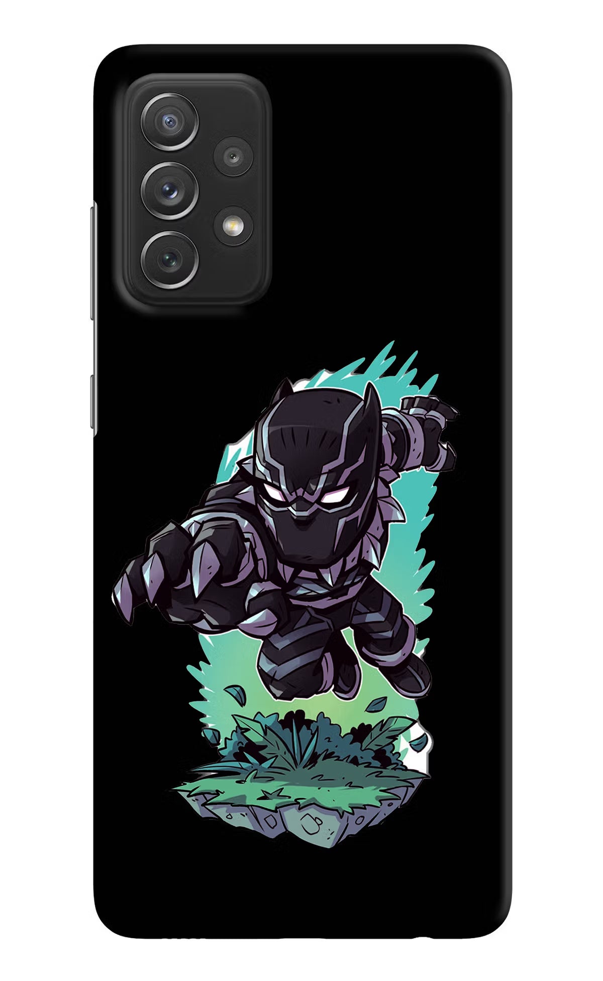 Black Panther Samsung A72 Hard Case Back Cover by Casekaro