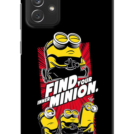 Find your inner Minion Samsung A72 Hard Case Back Cover by Casekaro