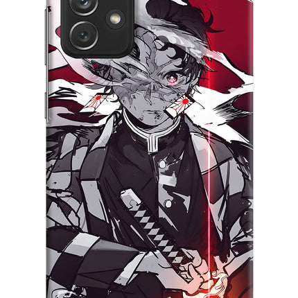 Demon Slayer Samsung A72 Hard Case Back Cover by Casekaro