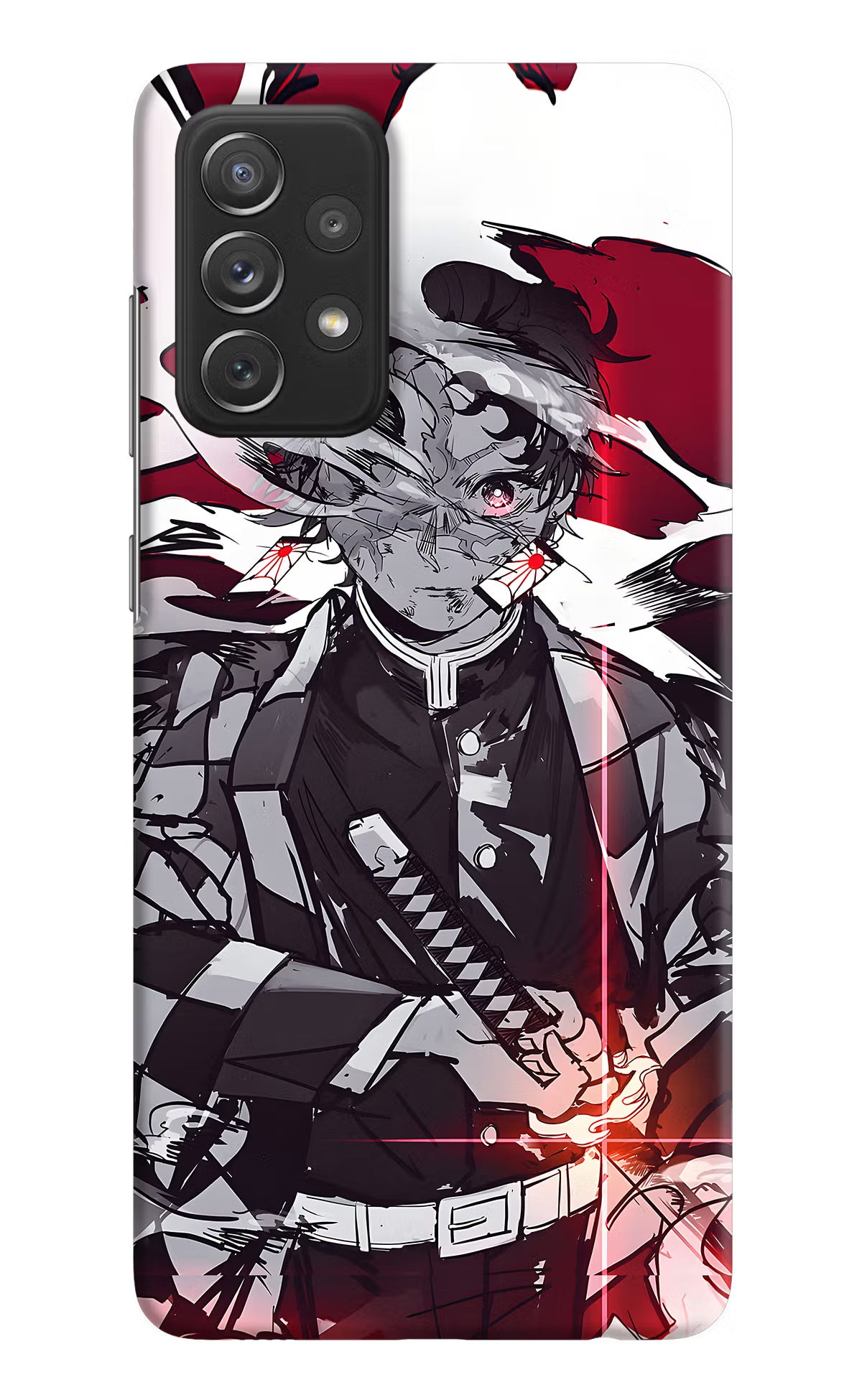 Demon Slayer Samsung A72 Hard Case Back Cover by Casekaro