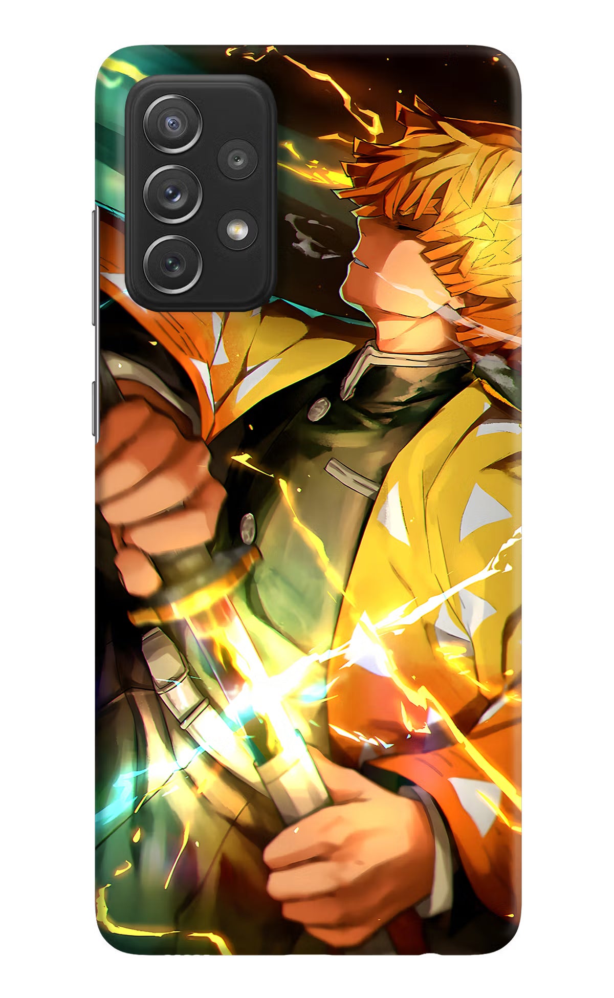 Demon Slayer Samsung A72 Hard Case Back Cover by Casekaro