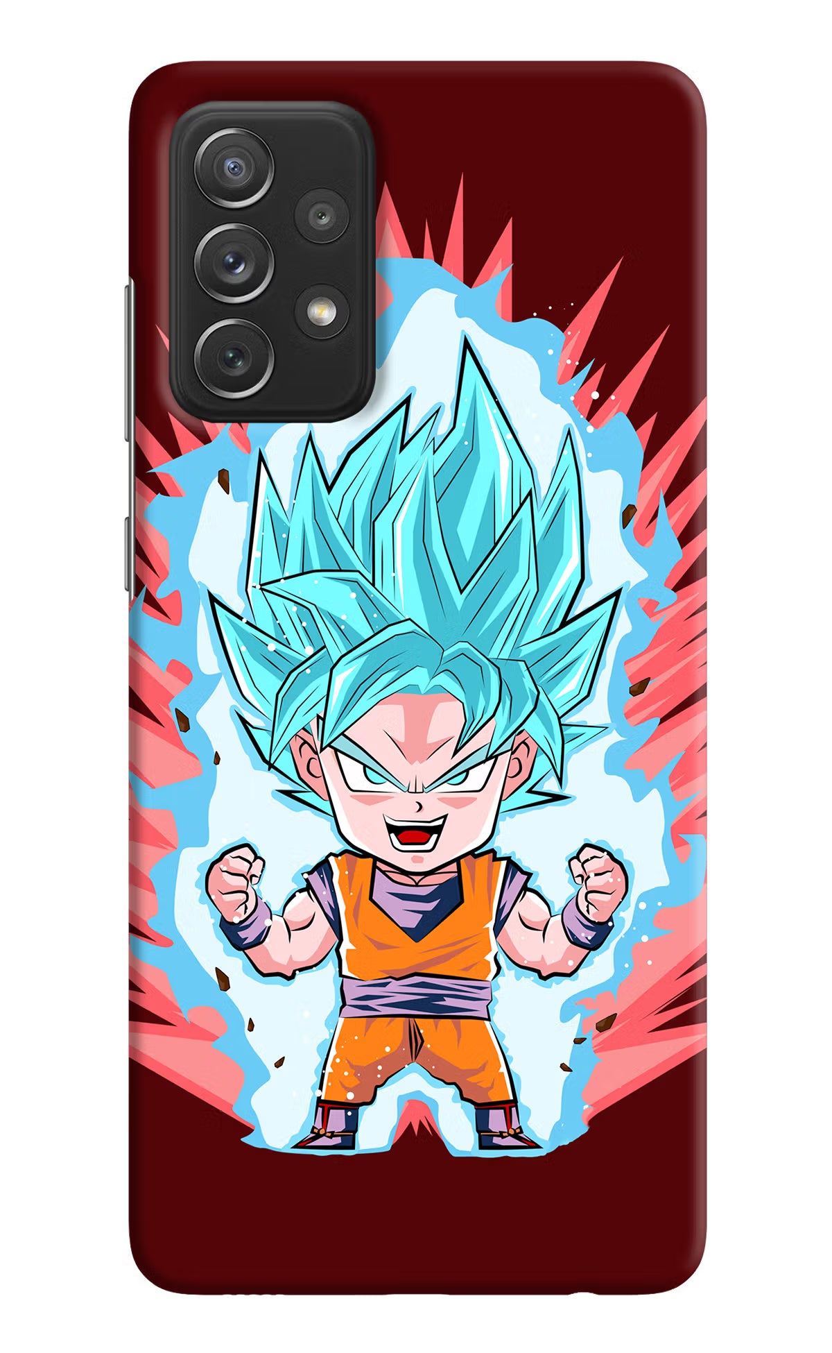 Goku Little Samsung A72 Hard Case Back Cover by Casekaro