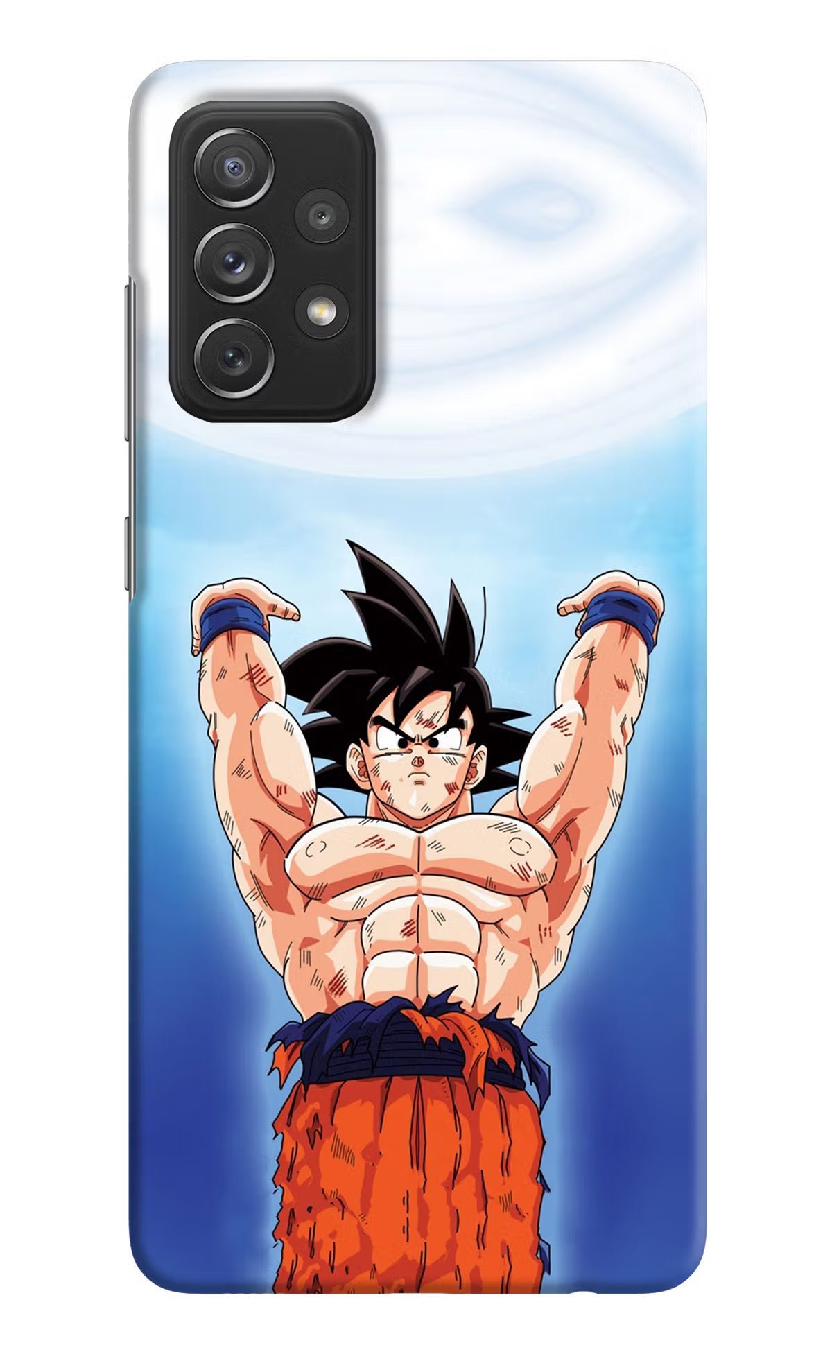 Goku Power Samsung A72 Hard Case Back Cover by Casekaro