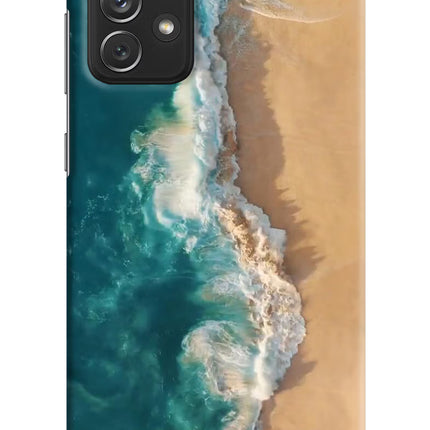Ocean Beach Samsung A72 Hard Case Back Cover by Casekaro