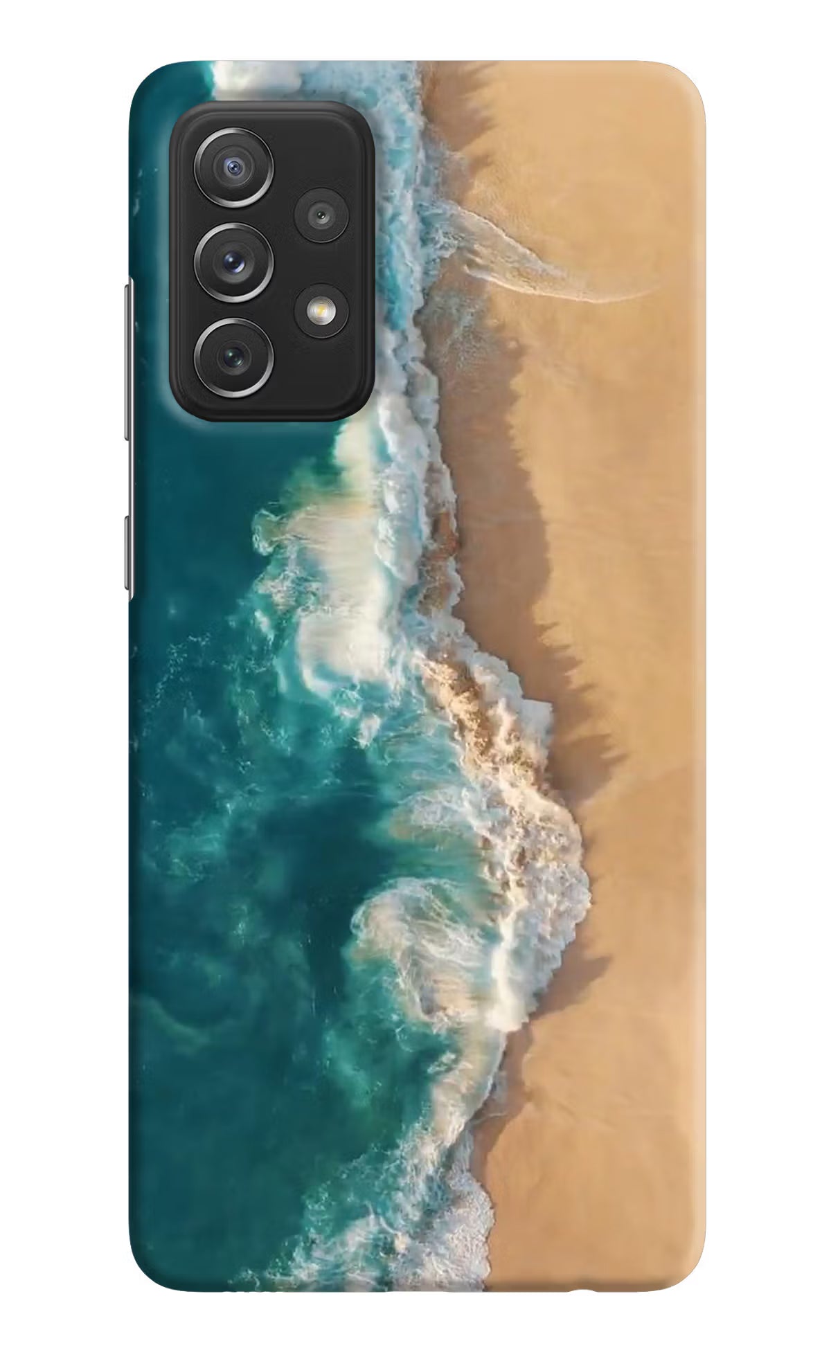 Ocean Beach Samsung A72 Hard Case Back Cover by Casekaro