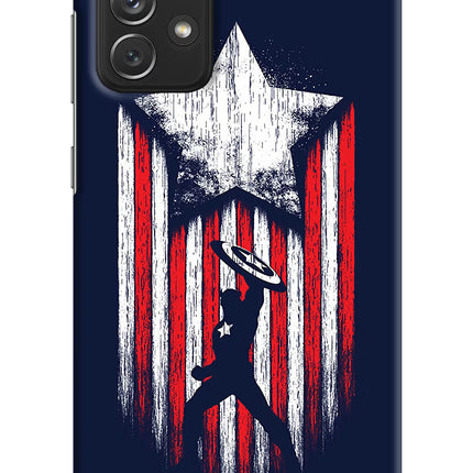 Captain America Marvel Art Samsung A72 Hard Case Back Cover by Casekaro