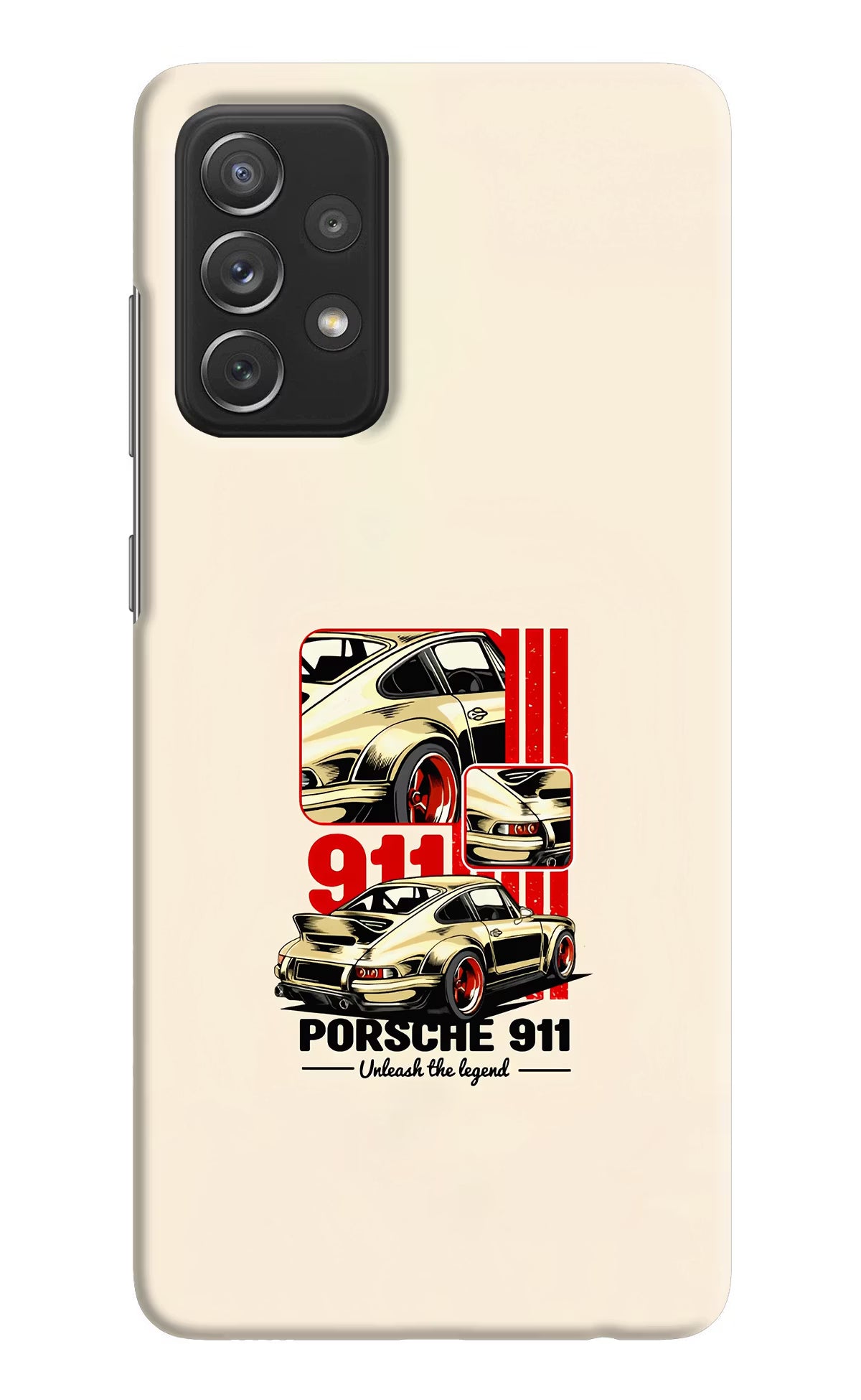Classic Porsche 911 Samsung A72 Hard Case Back Cover by Casekaro