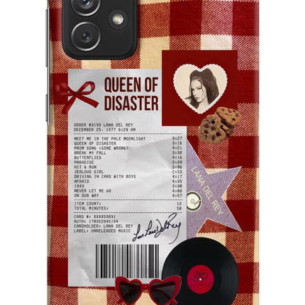 Queen of Disaster Samsung A72 Hard Case Back Cover by Casekaro
