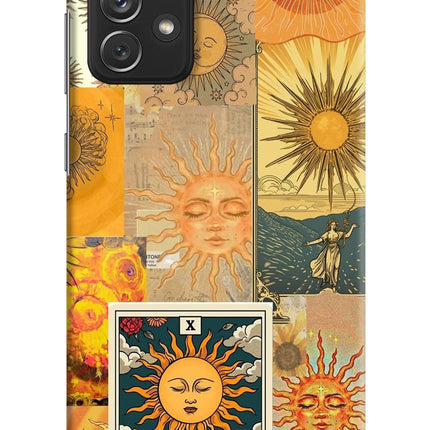Sun Samsung A72 Hard Case Back Cover by Casekaro