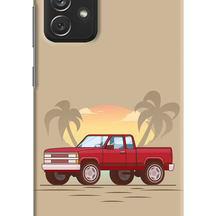 Desert Classic Drive Samsung A72 Hard Case Back Cover by Casekaro