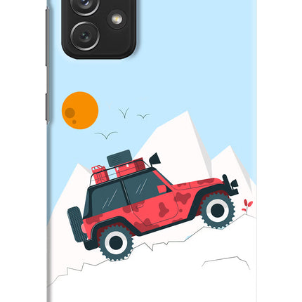 Mountain Trail Beast Samsung A72 Hard Case Back Cover by Casekaro