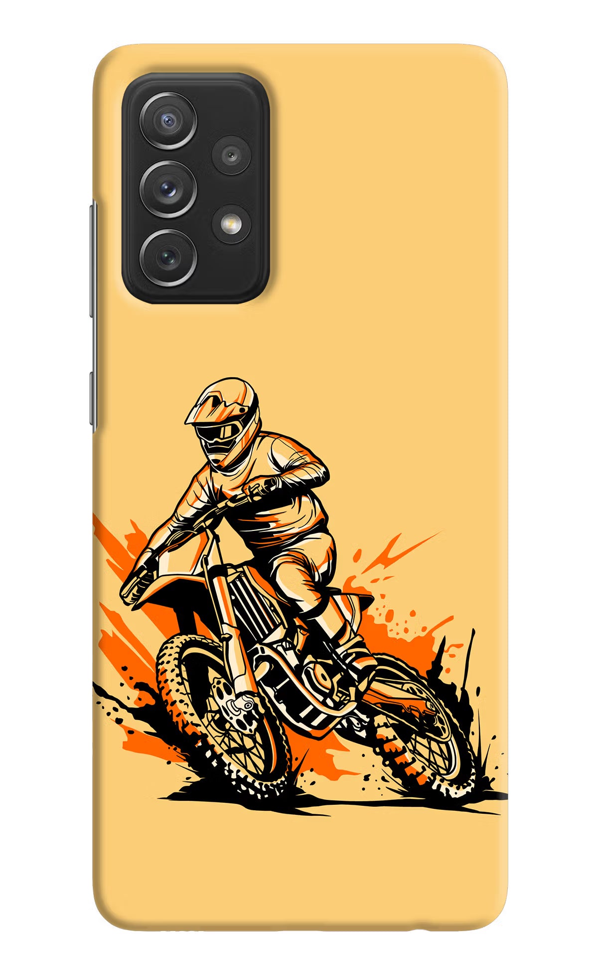 Off-Road Fury Samsung A72 Hard Case Back Cover by Casekaro