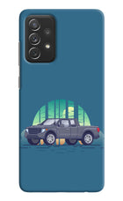 Retro Garage Vibe Samsung A72 Hard Case Back Cover by Casekaro