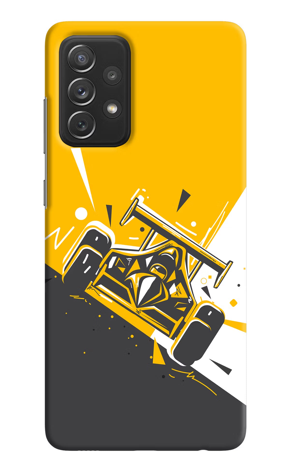 Track King Samsung A72 Hard Case Back Cover by Casekaro