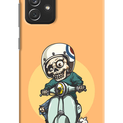 Undead Biker Samsung A72 Hard Case Back Cover by Casekaro