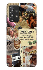 Capricorn Zodiac Samsung A72 Hard Case Back Cover by Casekaro