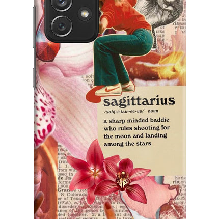 Sagittarius Zodiac Samsung A72 Hard Case Back Cover by Casekaro